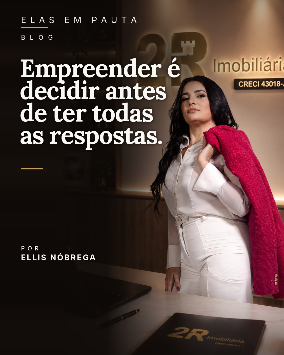 Empreender é decidir antes de ter todas as respostas