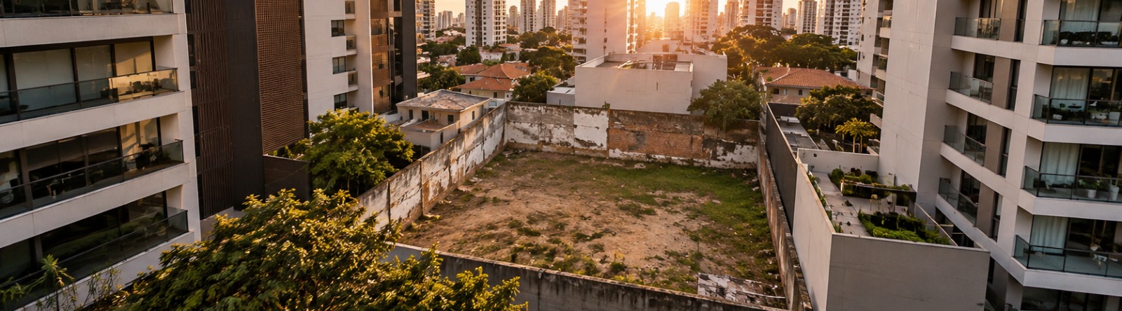 Quanto vale um terreno para quem vai incorporar nele.