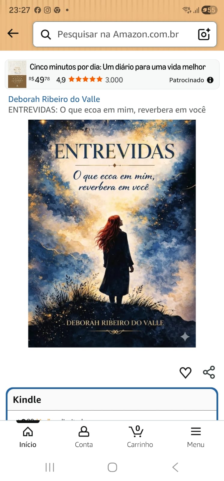 Entrevidas : O que ecoa em mim, recebera em você.